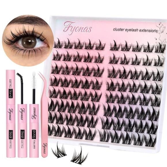 Manga Lash Clusters Spiky Eyelash Clusters Wet Look Cluster Eyelash Extensions - Picture 1 of 6
